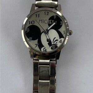 Mickey Mouse Silver Tone Watch